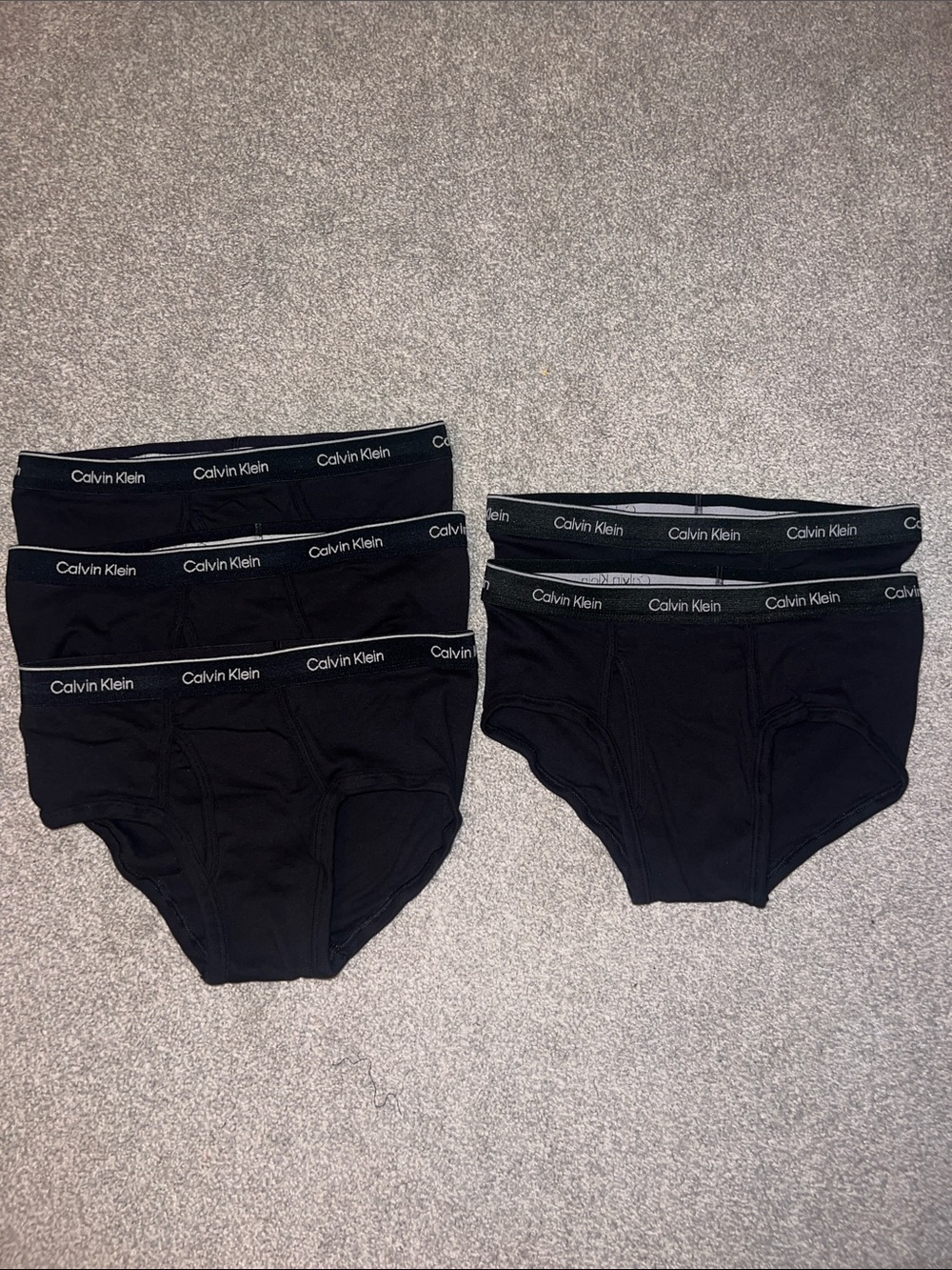 Men's 100% Cotton Classics Briefs Underwear, 5-Pack